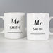 Personalised Mr & Mr Mug Set