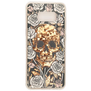 Skulls & Roses Glitter Phone Case Fits Samsung 8 - Myhappymoments.co.uk