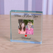 Personalised Mum I Love You Photo Gift Plaque