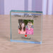 Personalised Mum I Love You Photo Glass Block