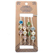 Pressed Flowers Bracelet - Tri-Flower