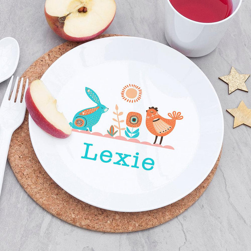 Personalised Children's Scandi Summer Dinner Set