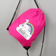 Personalised Unicorn Pink Swim & Kit Bag