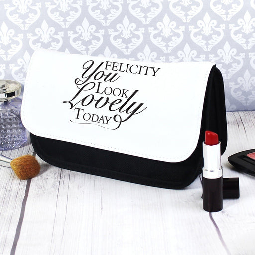 Personalised Look Lovely Make Up Bag - Myhappymoments.co.uk