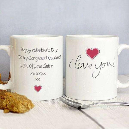 Personalised I Love You Mug - Myhappymoments.co.uk