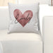 Personalised Rose Gold Heart Cushion & Insert - Myhappymoments.co.uk