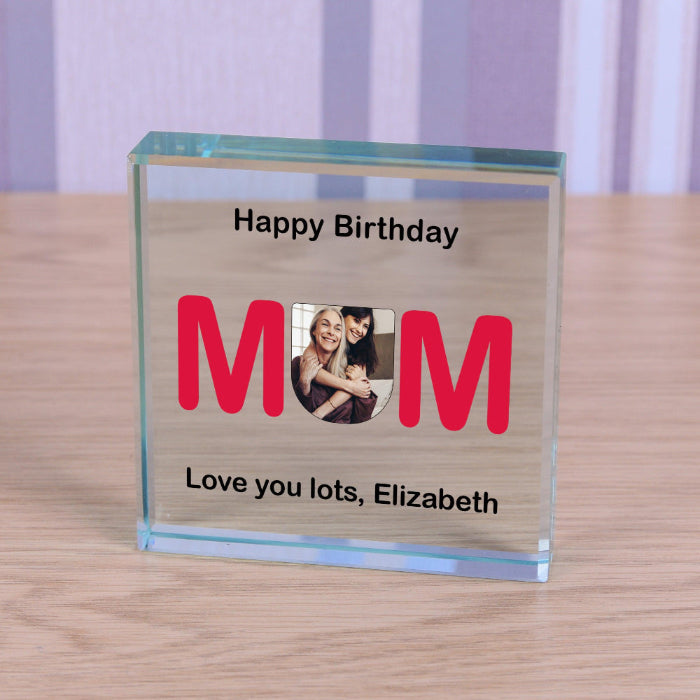 Personalised MUM Photo Gift Plaque