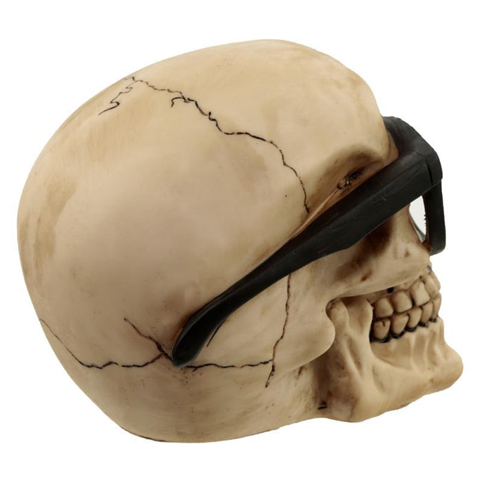 Skull Wearing Glasses Ornament