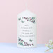 Personalised Forget Me Not Candle - Myhappymoments.co.uk
