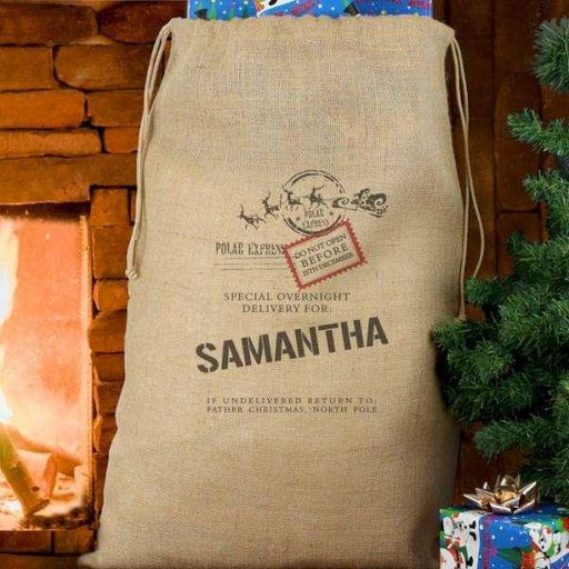Personalised Special Delivery Christmas Sack - Myhappymoments.co.uk