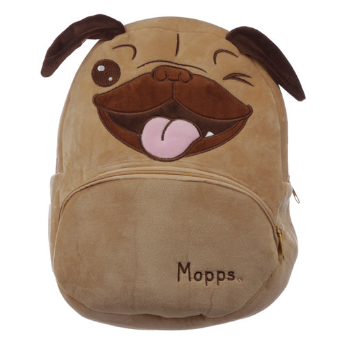 Mopps Pug Plush Rucksack Backpack
