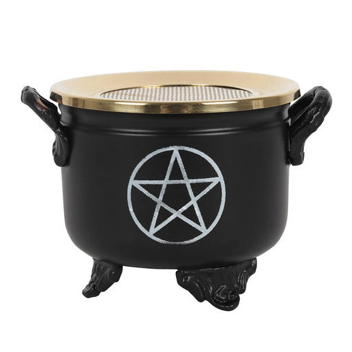 Pentagram Cauldron Resin Incense Burner