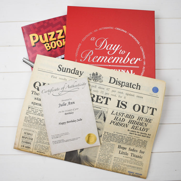 Original Newspaper with Puzzle Book With Free UK Delivery 