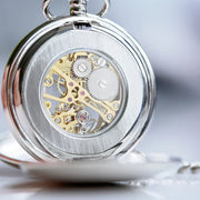 Personalised Dual Opening Pocket Watch