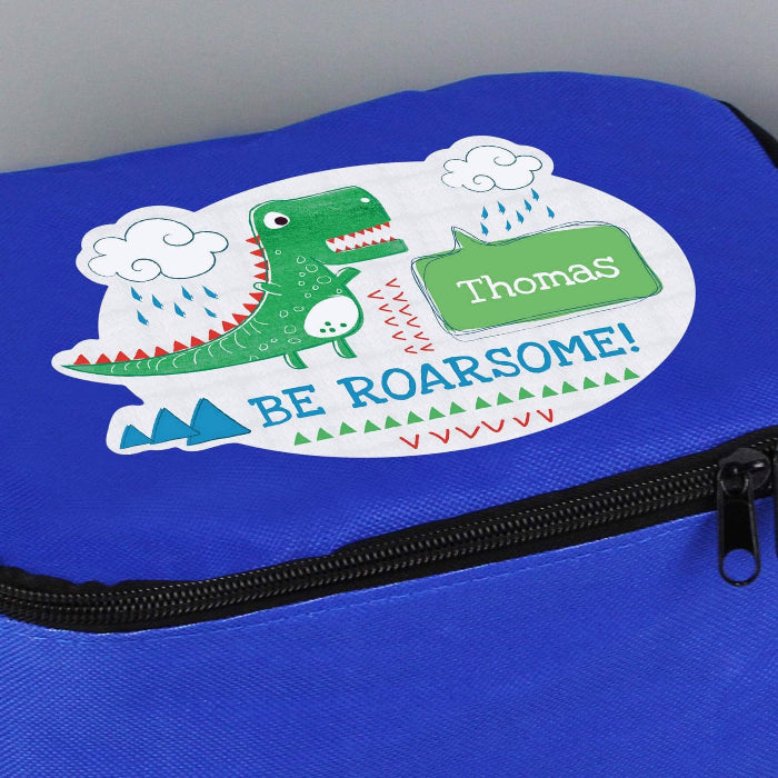 Personalised Be Roarsome Dinosaur Lunch Bag - Back To School