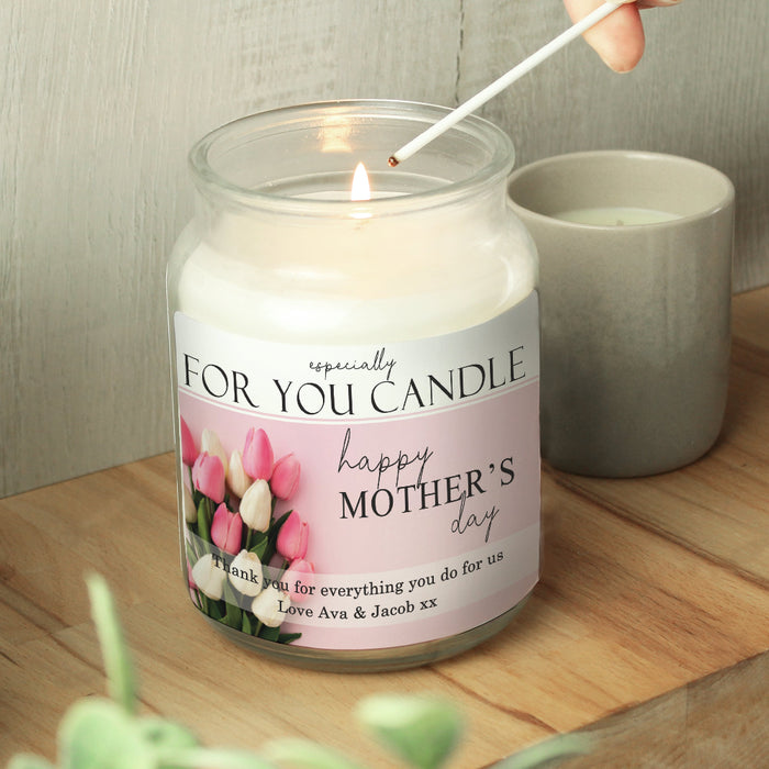 Personalised Mother’s Day Large Scented Jar Candle