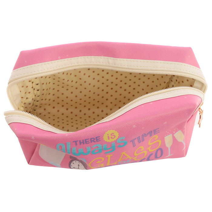 Prosecco Make Up Toilette Wash Bag - Myhappymoments.co.uk