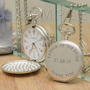 Engraved Any Message Pocket Fob Watch