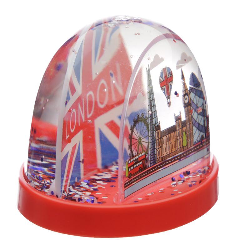 London Union Jack Medium Glitter Snow Storm Globe
