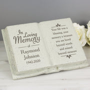 Personalised Graveside In Loving Memory Memorial Book