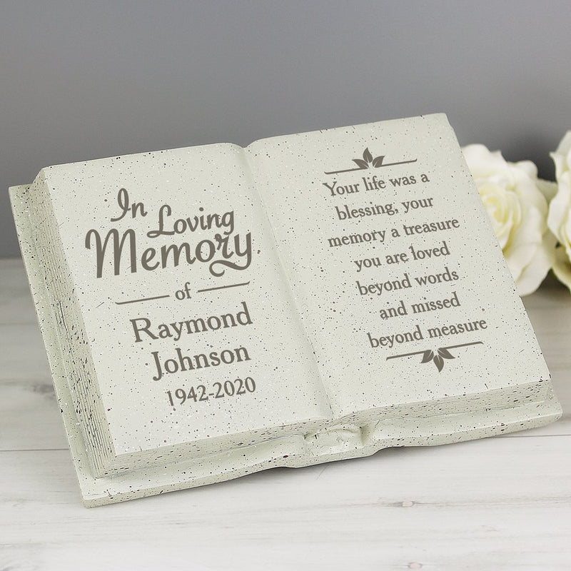 Personalised Graveside In Loving Memory Memorial Book