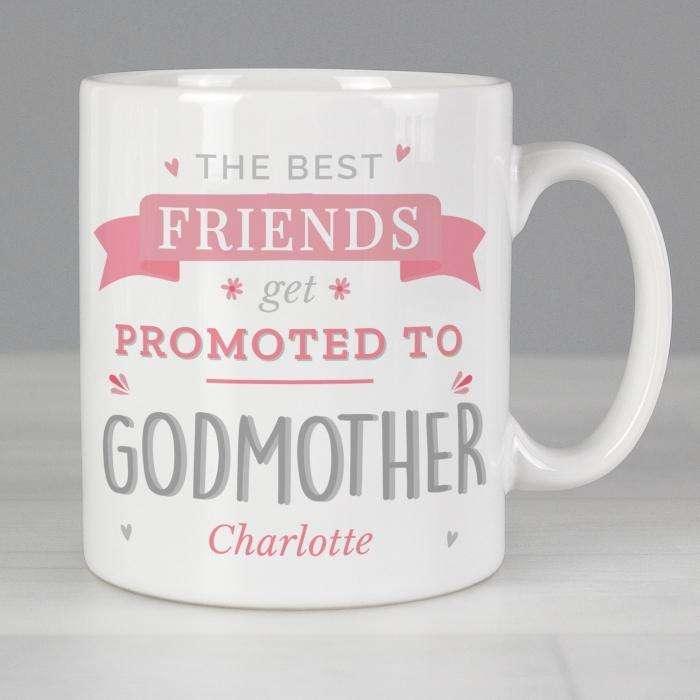 Personalised Pink Promoted To Mug - Myhappymoments.co.uk