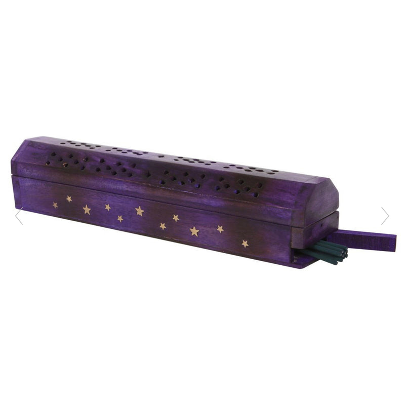 Star Wooden Bergamot Incense Box Set