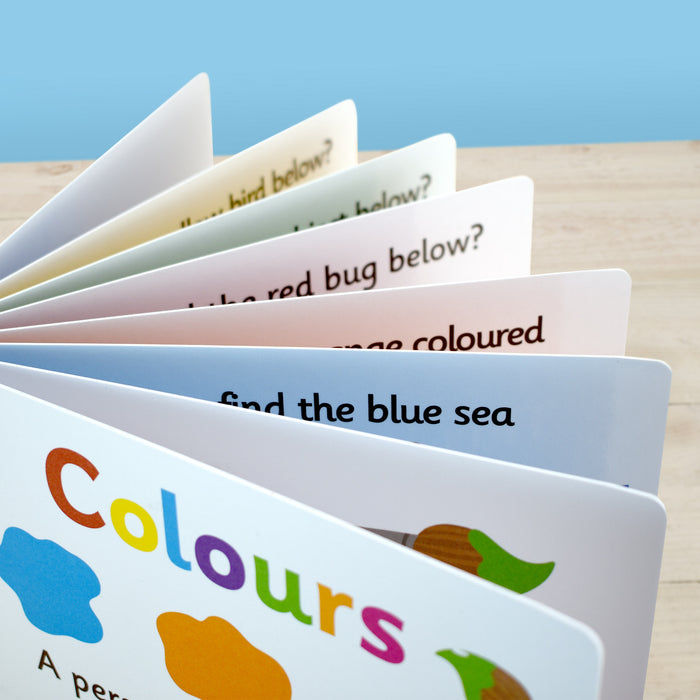 First Steps Colours Personalised Board Book - Myhappymoments.co.uk