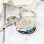 Personalised Mr and Mrs Photo Locket Keyring - Myhappymoments.co.uk