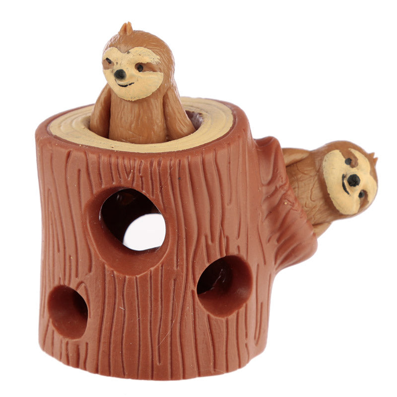 Squeezy Stretchy Hide and Seek Sloth Toy - Myhappymoments.co.uk