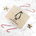 Personalised Geometric Penguin Christmas Eve Box