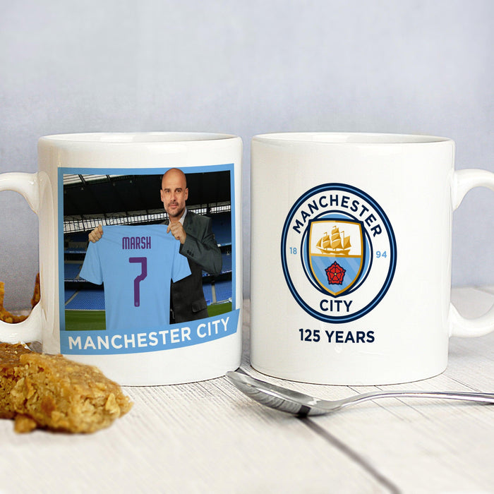 Personalised Manchester City FC Manager Mug