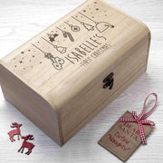 Personalised Baby's First Christmas Eve Chest - Myhappymoments.co.uk