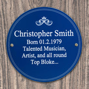 Personalised Heritage Plaque - Birthday