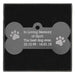 Personalised Acrylic Dog Bone Decoration - Myhappymoments.co.uk