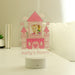 Personalised Pink Castle Photo Upload LED Night Light