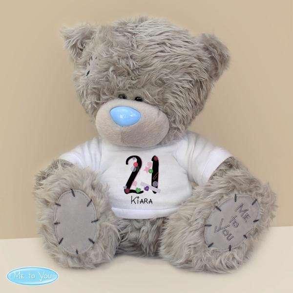 Personalised Birthday Age Me To You Teddy Bear - Myhappymoments.co.uk