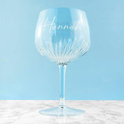 Personalised Crystal Gin Goblet