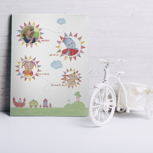 Personalised In The Night Garden Colouring Book Photo Canvas - Myhappymoments.co.uk