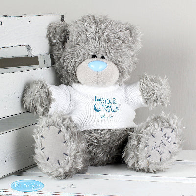 Personalised Love You To The Moon & Back Teddy Bear - Me to You