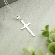 Personalised In Loving Memory Memorial Cross Sentiment Necklace and Box