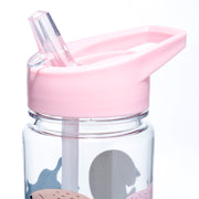 Shatterproof Plastic Reusable 550ml Water Bottle Flip Straw - Cat's Life