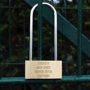 Personalised Padlock - Any Message