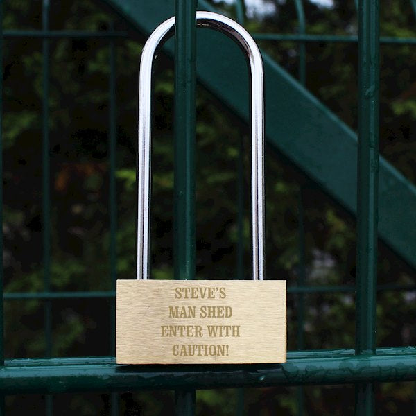 Personalised Padlock - Any Message