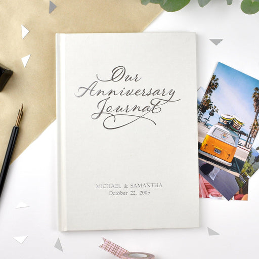 Personalised Our Anniversary Journal Book