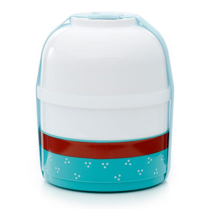 Maneki Neko Lucky Cat Stacked Round Bento Lunch Box