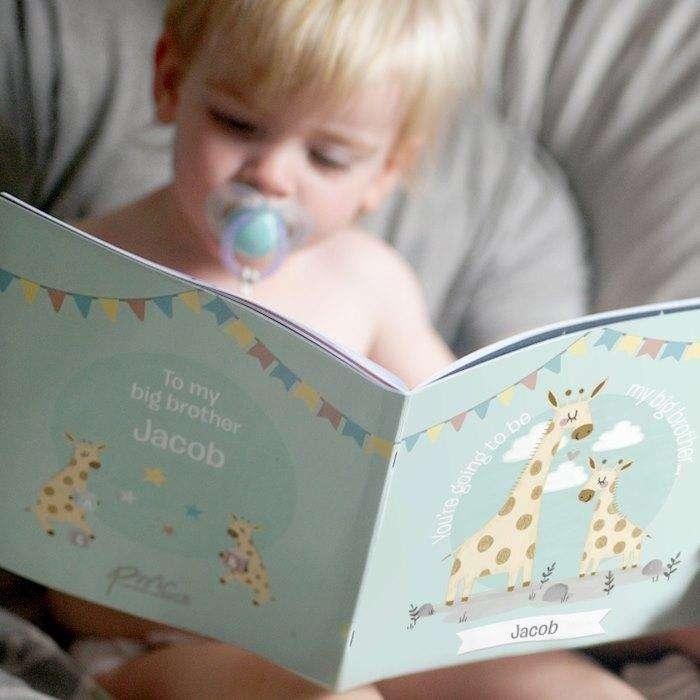 Personalised Big Brother Sibling Story Book - Myhappymoments.co.uk