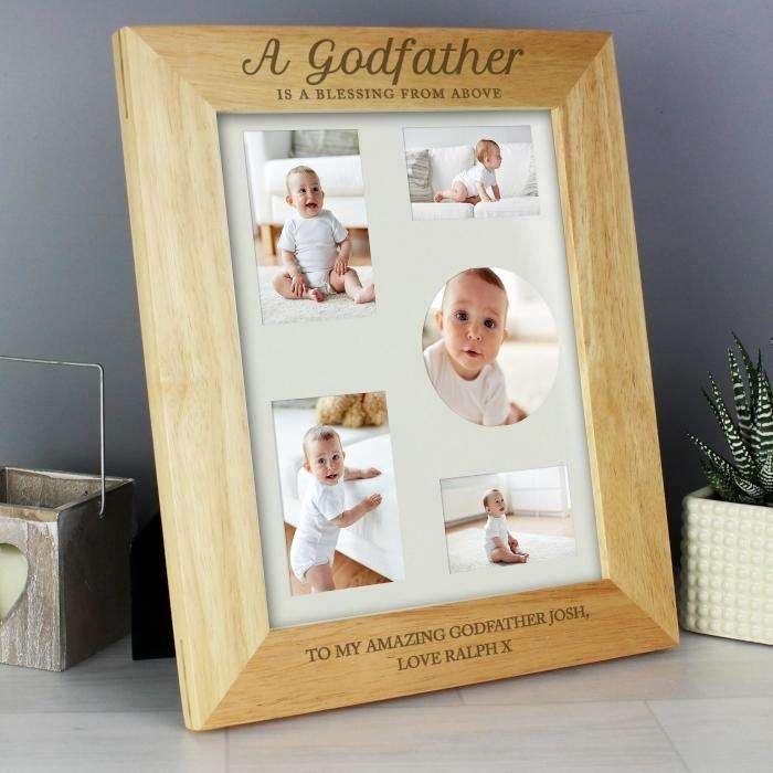 Engraved Godfather Photo Frame - Myhappymoments.co.uk