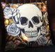 Skulls and Roses LED Cushion