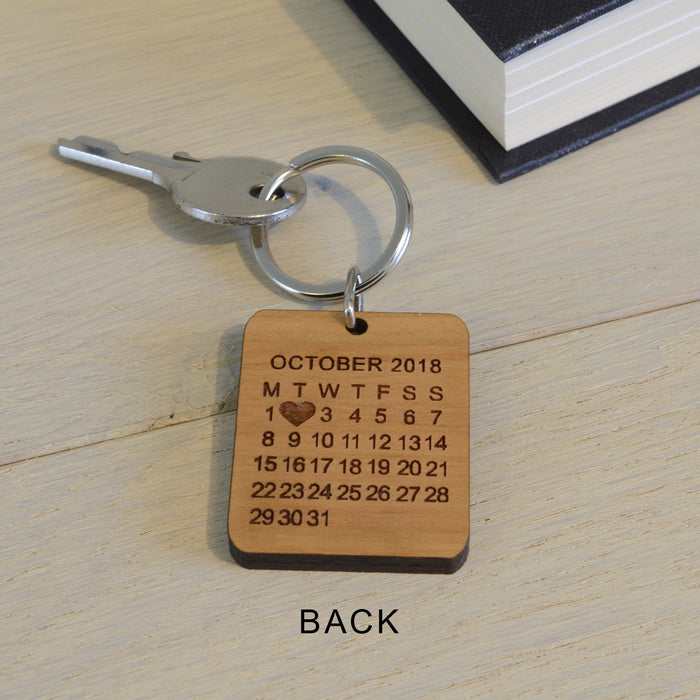 Personalised The Day You Became My Daddy Keyring
